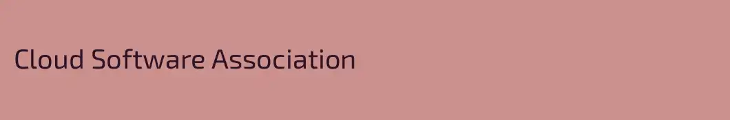 Cloud Software Association